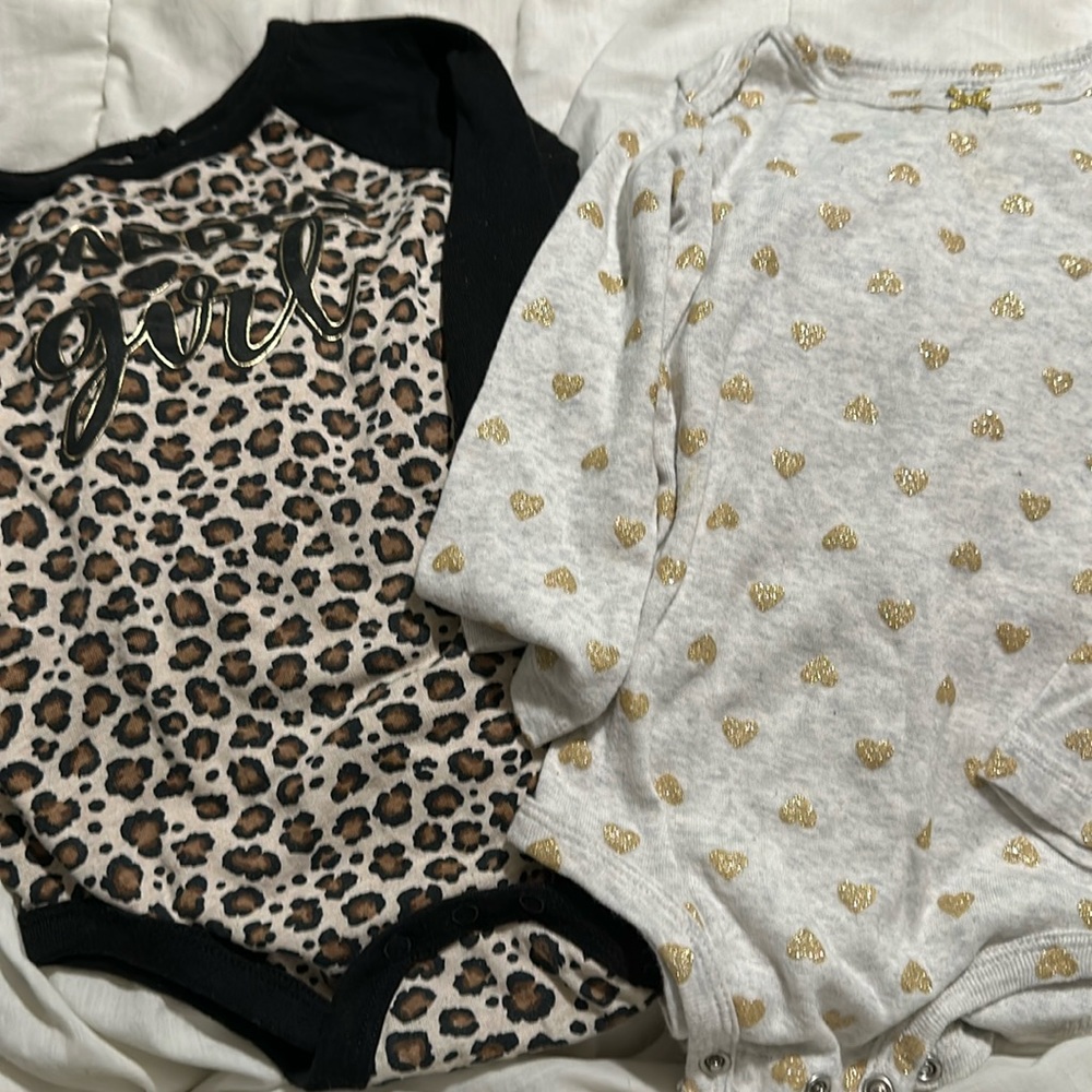 Carters and Garanimals L/S Adorable Onesies